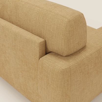 Cloud Divano letto materasso H17 cm dai morbidi cuscini in tessuto impermeabile T06 giallo 