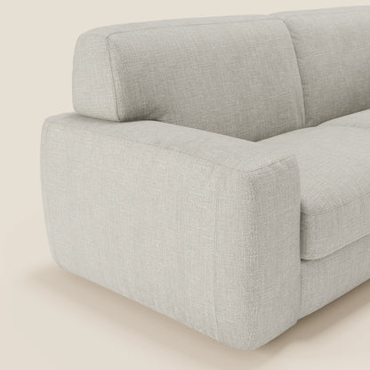 Cloud Divano letto materasso H17 cm dai morbidi cuscini in tessuto impermeabile T06 grigio chiaro 