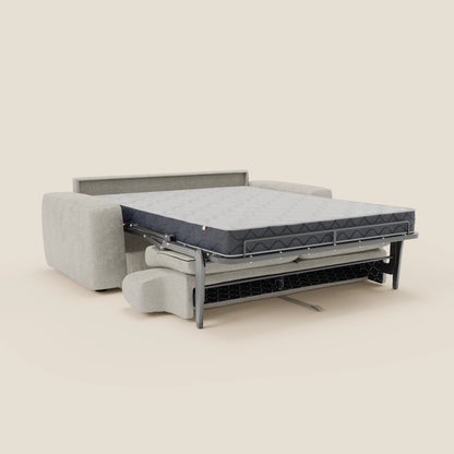 Cloud Divano letto materasso H17 cm dai morbidi cuscini in tessuto impermeabile T06 grigio chiaro 