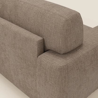 Cloud Divano letto materasso H17 cm dai morbidi cuscini in tessuto impermeabile T06 marrone 