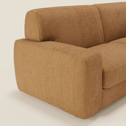 Cloud Divano letto materasso H17 cm dai morbidi cuscini in tessuto impermeabile T06 ocra 