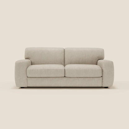 Cloud Divano letto materasso H17 cm dai morbidi cuscini in tessuto impermeabile T06 panna 