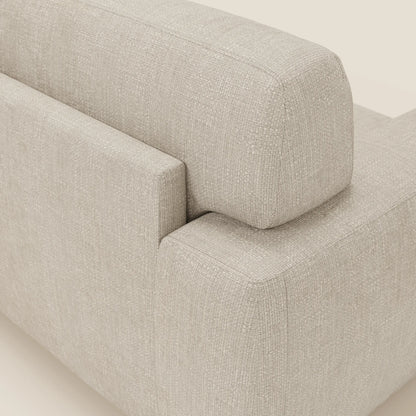 Cloud Divano letto materasso H17 cm dai morbidi cuscini in tessuto impermeabile T06 panna 