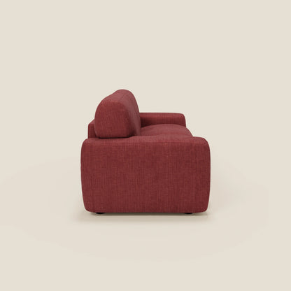 Cloud Divano letto materasso H17 cm dai morbidi cuscini in tessuto impermeabile T06 rosso 