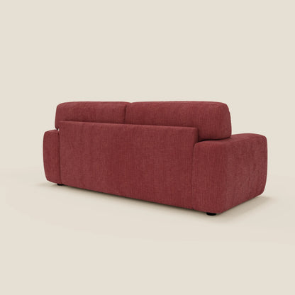 Cloud Divano letto materasso H17 cm dai morbidi cuscini in tessuto impermeabile T06 rosso 