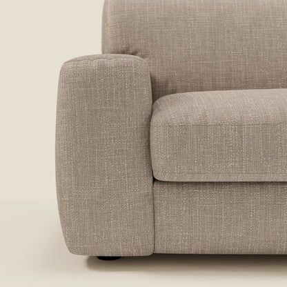 Cloud Divano letto materasso H17 cm dai morbidi cuscini in tessuto impermeabile T06 tortora 