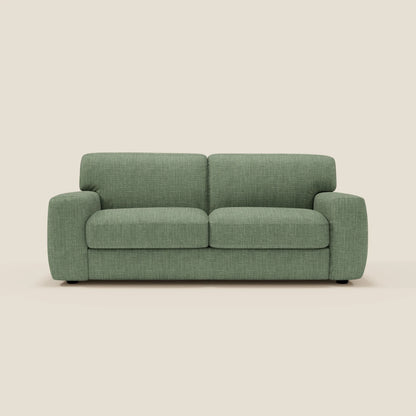 Cloud Divano letto materasso H17 cm dai morbidi cuscini in tessuto impermeabile T06 verde 