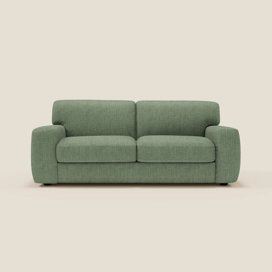 Cloud Divano letto materasso H17 cm dai morbidi cuscini in tessuto impermeabile T06 verde 