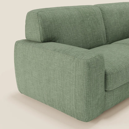 Cloud Divano letto materasso H17 cm dai morbidi cuscini in tessuto impermeabile T06 verde 