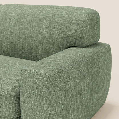 Cloud Divano letto materasso H17 cm dai morbidi cuscini in tessuto impermeabile T06 verde 