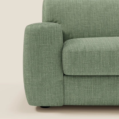 Cloud Divano letto materasso H17 cm dai morbidi cuscini in tessuto impermeabile T06 verde 