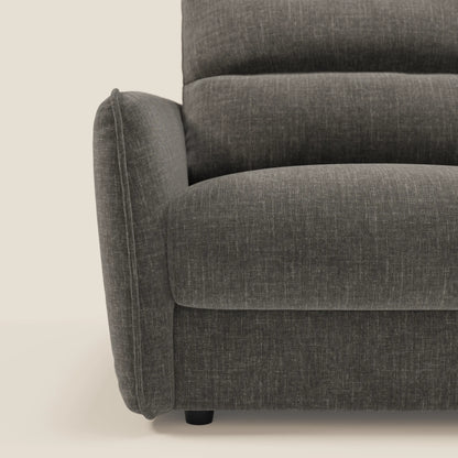 Elios Divano letto con morbidi cuscini spalliera in tessuto smacchiabile T24 antracite