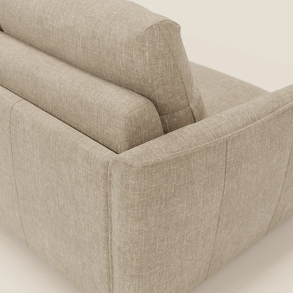 Elios Divano letto con morbidi cuscini spalliera in tessuto smacchiabile T24 beige
