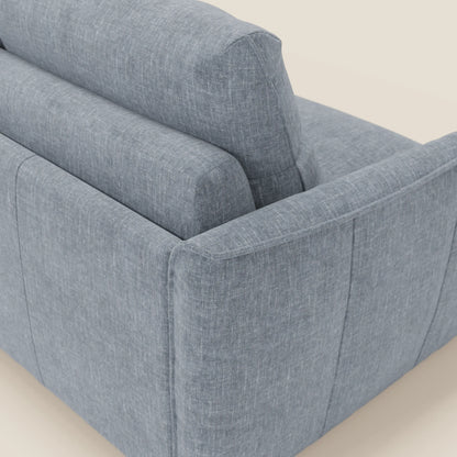 Elios Divano letto con morbidi cuscini spalliera in tessuto smacchiabile T24 carta da zucchero