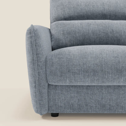 Elios Divano letto con morbidi cuscini spalliera in tessuto smacchiabile T24 carta da zucchero