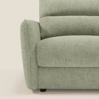 Elios Divano letto con morbidi cuscini spalliera in tessuto smacchiabile T24 verde salvia
