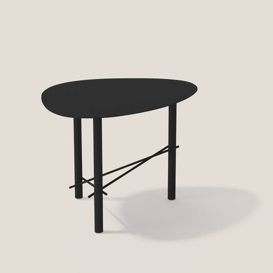 Cookie tavolino alto da salotto in metallo nero