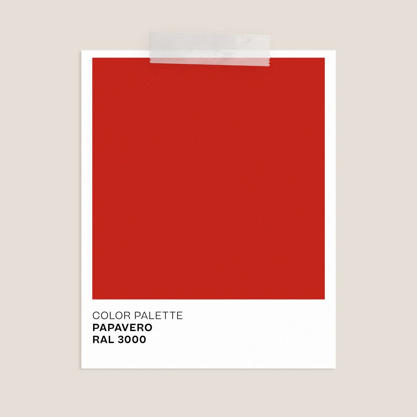 Finity tavolino triangolare per combinazioni modulari in diverse colorazioni papavero