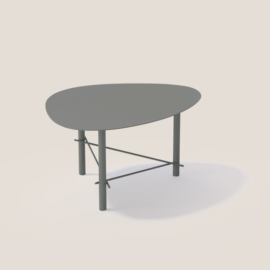 Cookie basso tavolino da salotto in metallo pioggia